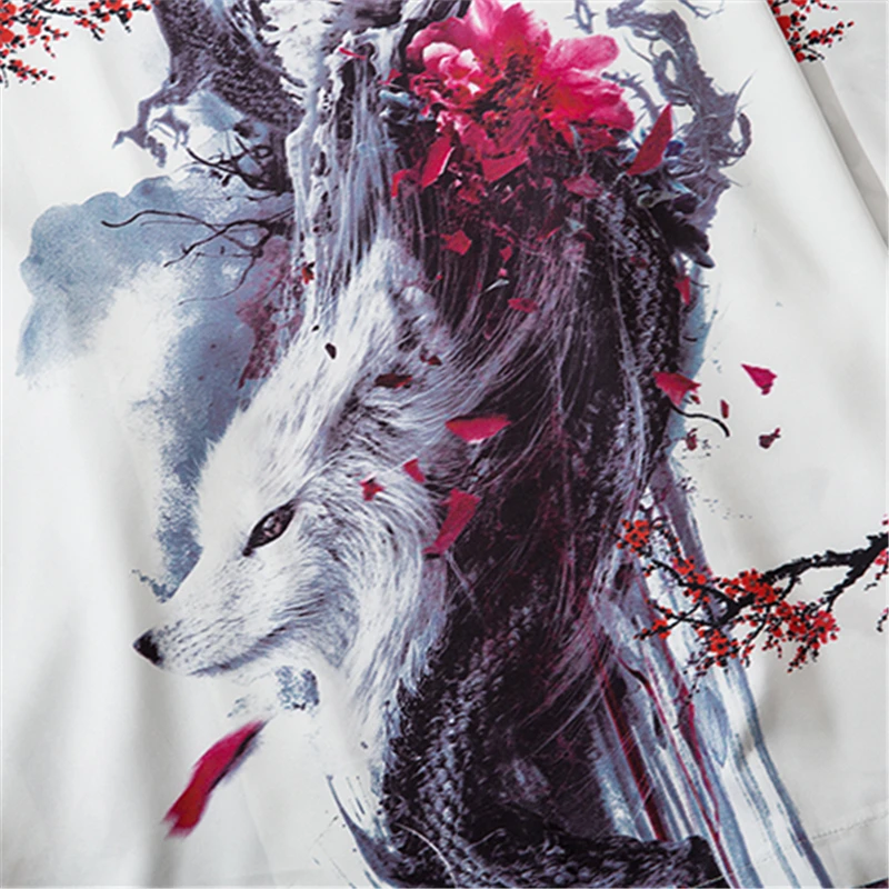 Bebovizi Men Women White Kimonos Japanese Clothes Kimono Cardigan Cosplay Mens Yukata Female Summer Casual Beach Shirt Blouse