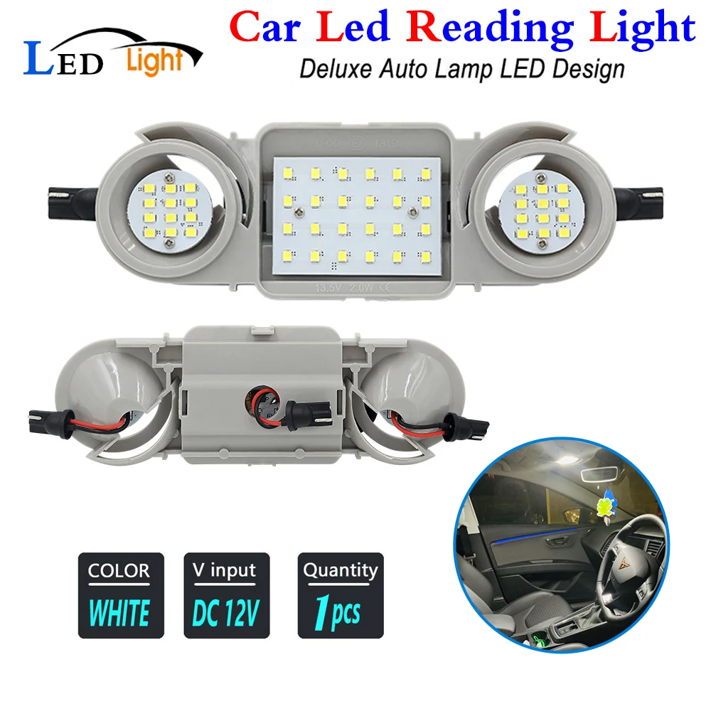 Светодиодный потолочный купольный светильник Fornt/Rear Map для VW Golf Plus/4/5/6 Jetta Passat Scirocco