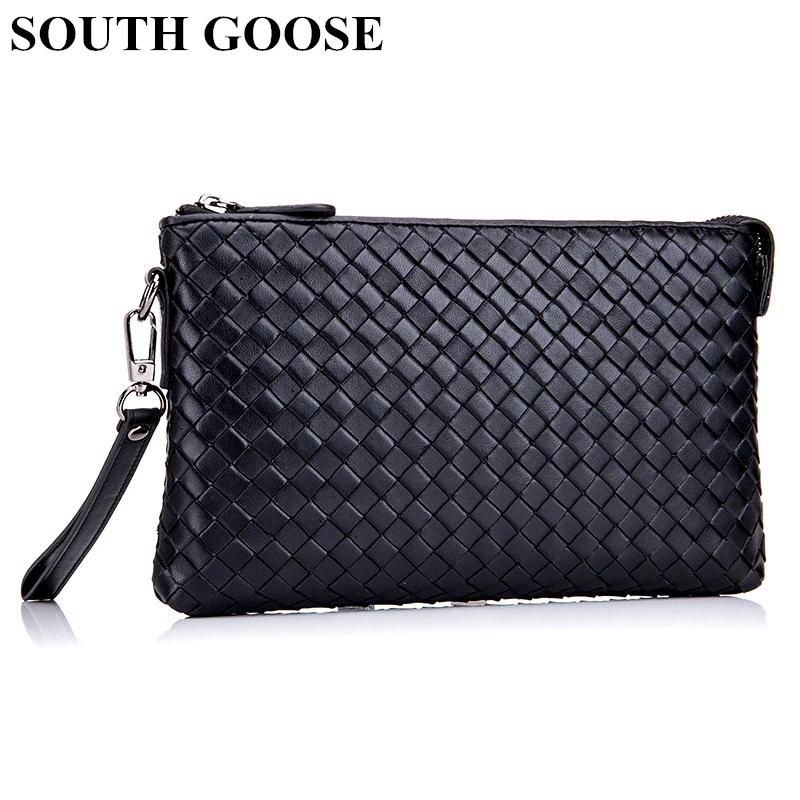 Мужской клатч из 100% натуральной кожи с отделением для денег|Кошельки| |