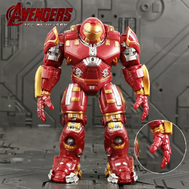 Hulkbuster 16cm Мстители 3 Герои фигурка модель Бесконечная война Капитан Америка фигурка железного человека куклы украшения модели игрушки детские подарки - Цвет: Hulkbuster 16cm