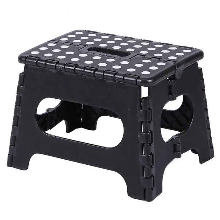 High Folding Step Stool Lightweight Plastic Non Slip for Kitchen Bathroom Bedroom LG66