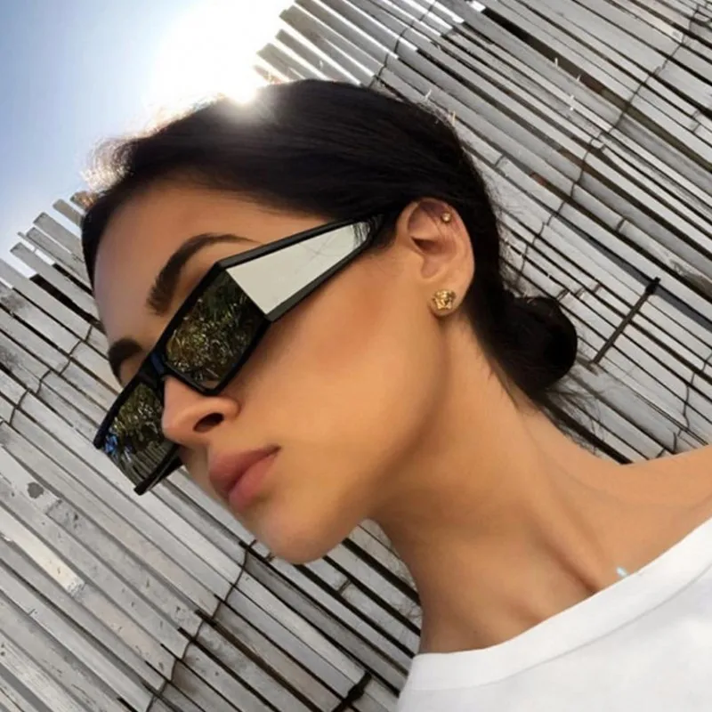 Модные Современные стильные солнцезащитные очки с боковой защитой для женщин ins Популярные брендовые дизайнерские солнцезащитные очки Oculos De Sol