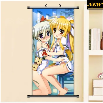 

Mahou Shoujo Lyrical Nanoha Magical Girl Lyrical Nanoha sexy loli cameltoe cartoon anime poster wall scroll canvas painting