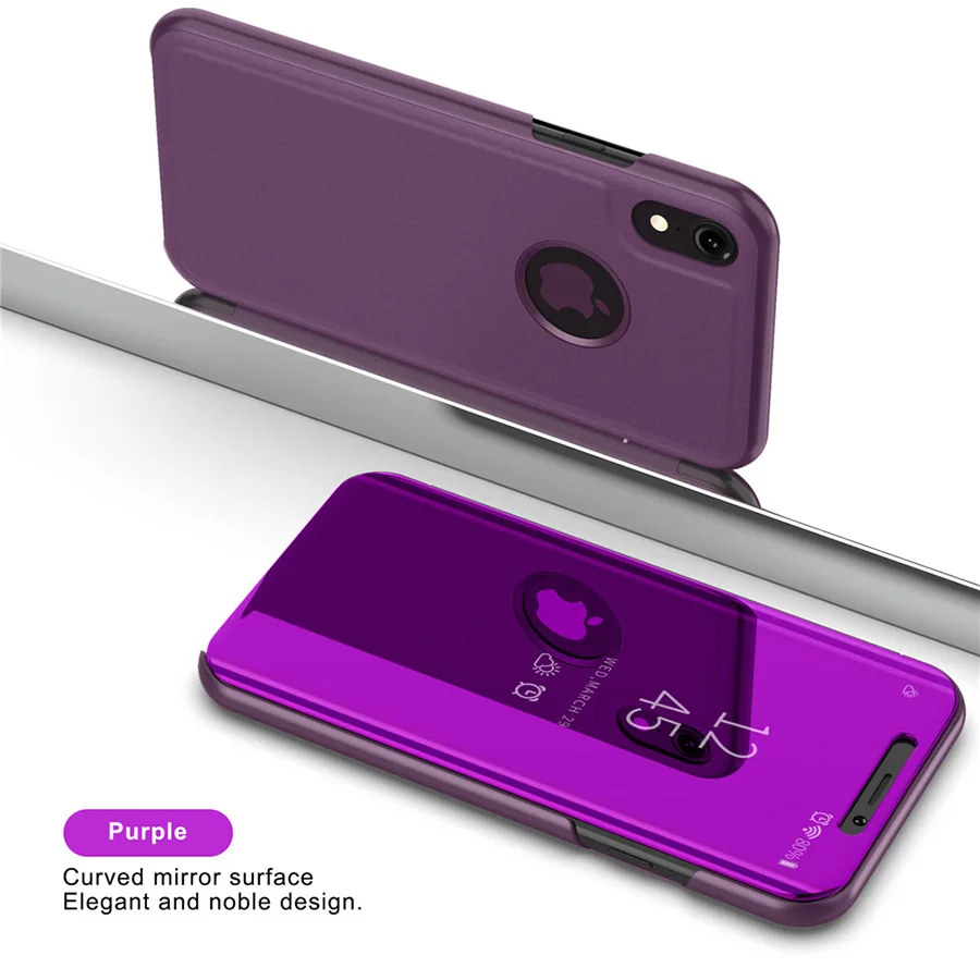 Умный зеркальный флип-чехол для Honor 8 9 Lite P huawei P20 P30 Pro mate 20 10 P10 P9 P8 2017 чехол с