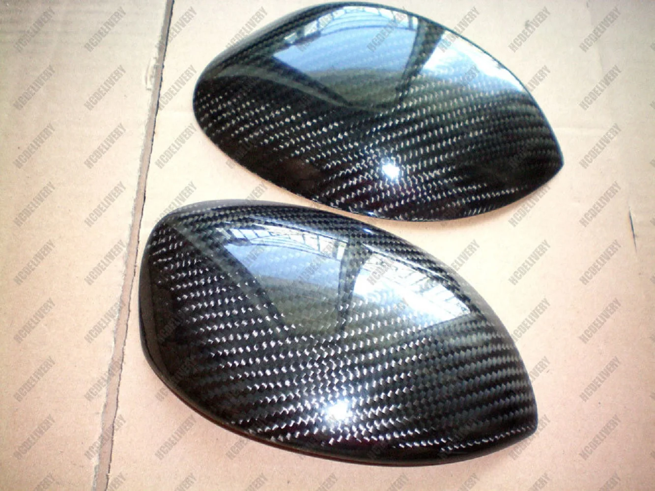 

Carbon Fiber Tape-on Mirror Covers for 1998-2008 Peugeot 206 206cc Citroen C2