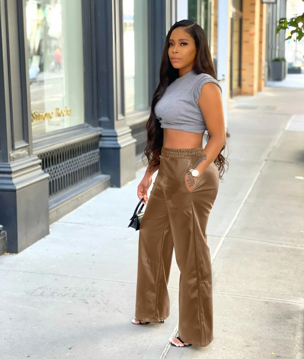 business casual wide leg pants
