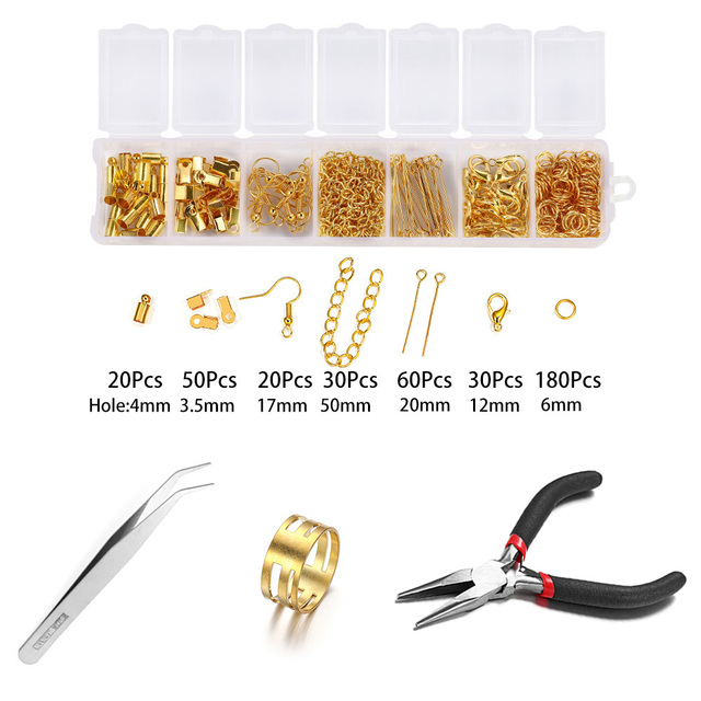 Accessories Jewelry Findings Set Jewelry Making Tools Lobster Clasp Open Jump Rings For DIY Jewelry Making Supplies Kits
