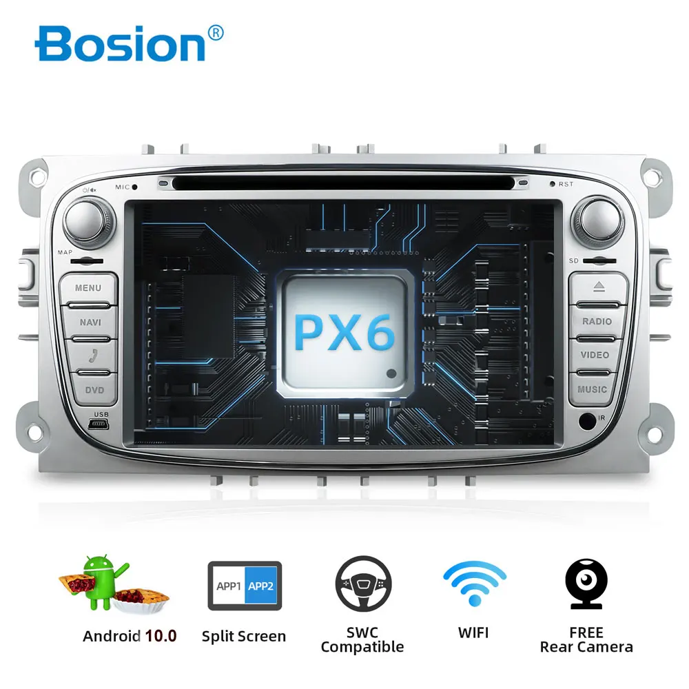 Bosion 2 din DSP Android 10 Auto DVD Multimedia Player GPS Navi Für Ford Für Focus2 Mondeo Galaxy Wifi Audio radio Stereo Kopf 4G Bosion 2 din DSP Android 10 Auto DVD Multimedia Player GPS Navi Für Ford Für Focus2 Mondeo Galaxy Wifi Audio radio Stereo Kopf 4G