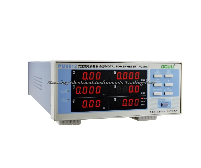 

Fast arrival PM9912 AC/DC intelligent electrical parameter tester Power meter 600V,20A(Alarm)