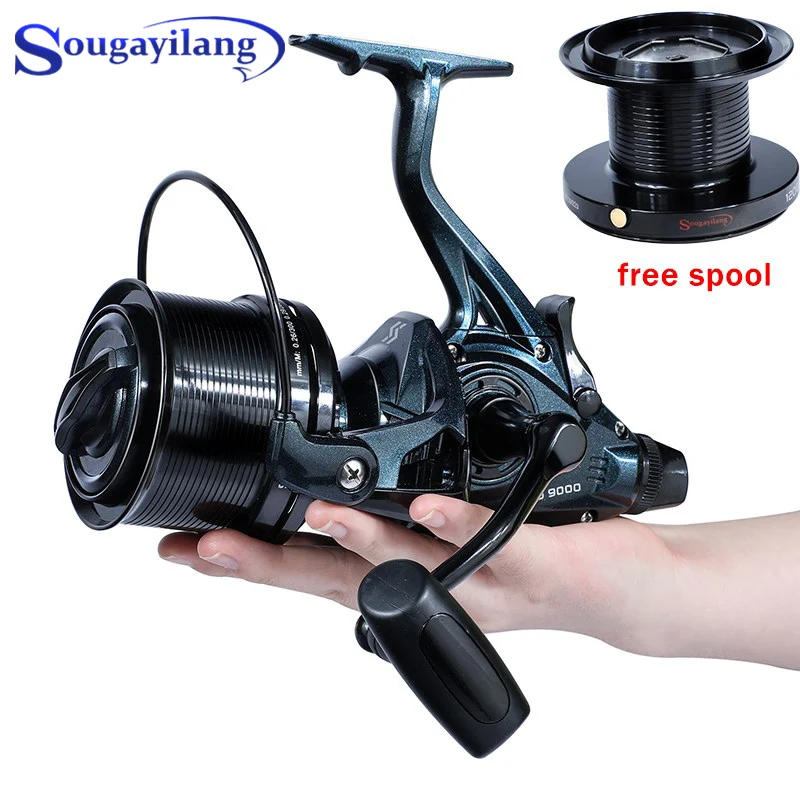Get it -  Sougayilang Fishing Reel 9000-12000 Series Surf Fishing Reel Ultra Smooth Powerful Spinning Reel for Carp Fishing Sea Fishing