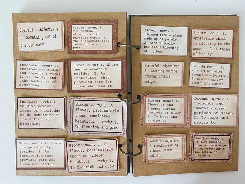 Old Pages English Phrases Stickers Travel Junk Journal Stickers Scrapbooking Craft Diary Album Decorative