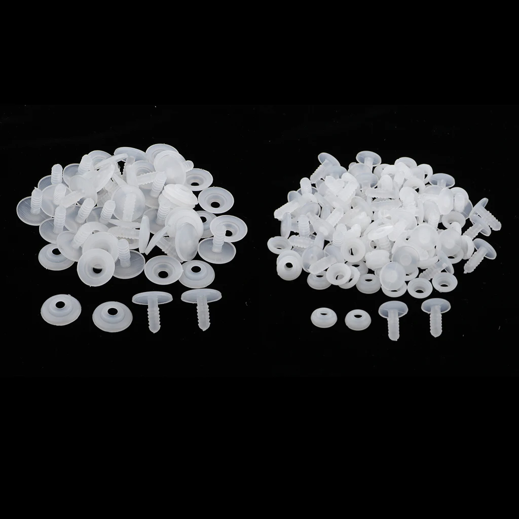 20/30sets White Plastic Toy Joints For Dolls/Teddy/Animal Making DIY Crafts