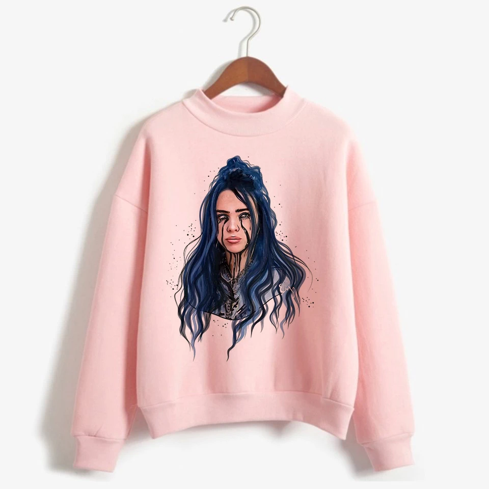 

Billie Eilish 2019 Hoodie Women Clothes Sweatshirt Korean 90s Hooded Harajuku Print Hoodies Streetwear Top Casual Ulzzang Hood