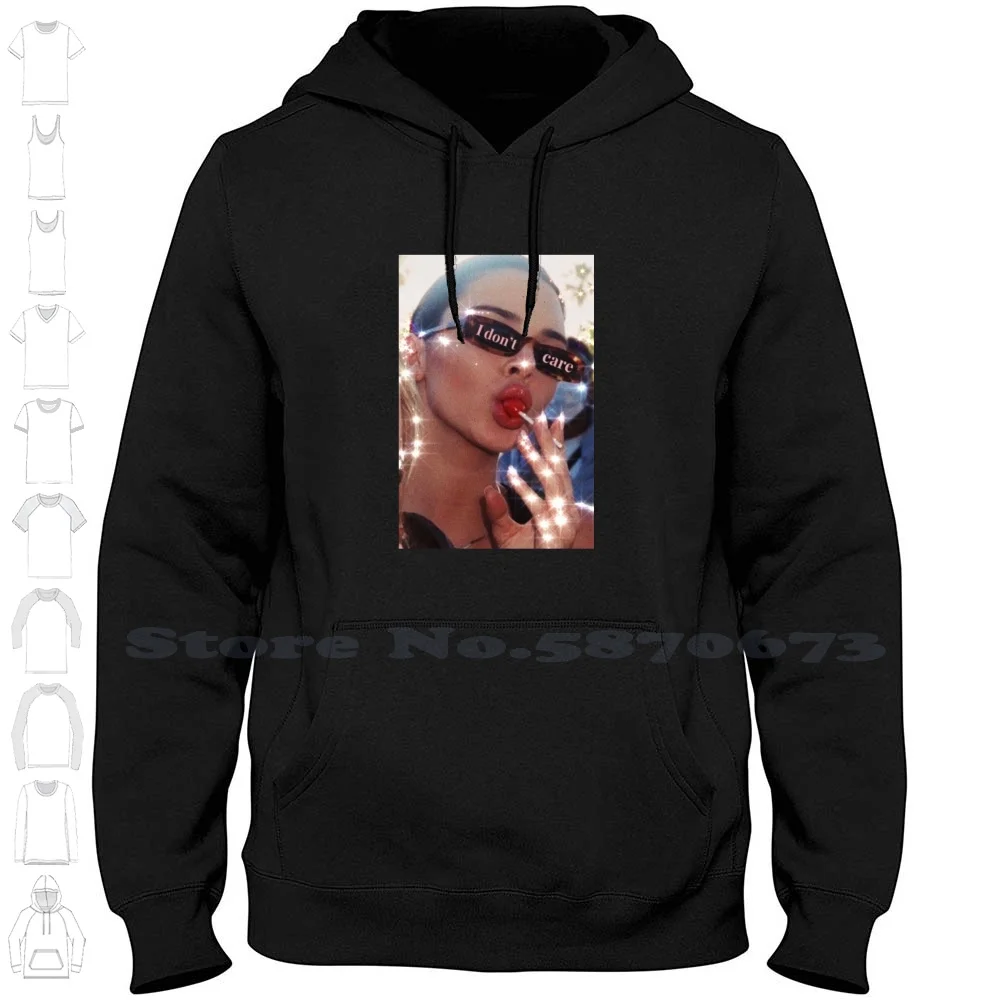 Kendall Jenner I Don'T Care Felpe Con Cappuccio Felpa Per Uomo Donna Kendall Jenner Kardashian I Don T Care Meme Jenner Kendall Jenner