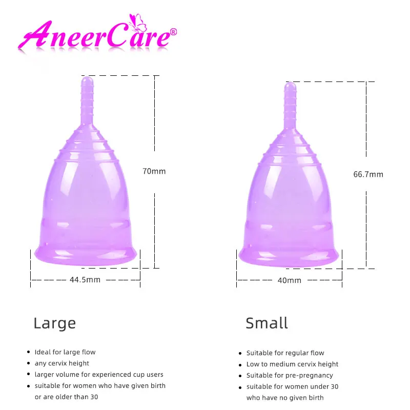 Menstrual Cup - Premium Medical-Grade Silicone Hygiene Solution