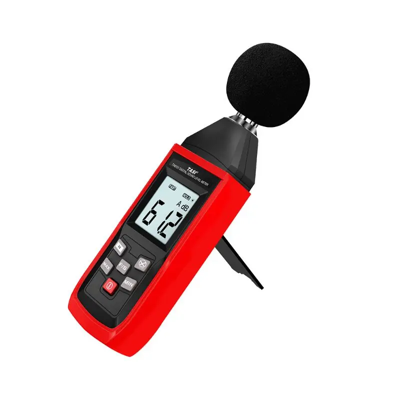

30-130dB Mini Digital Sound Meter Decibel Audio Detector High Precision LCD Backlight Adjustable Modes Professional Measuring