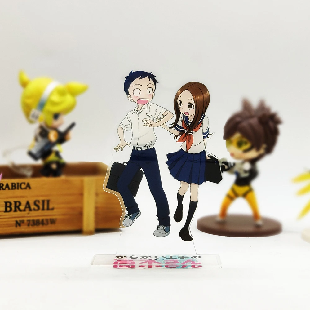

Karakai Jouzu no Takagi-san Takagi Nishikata acrylic stand figure model plate holder cake topper anime Japanese cool
