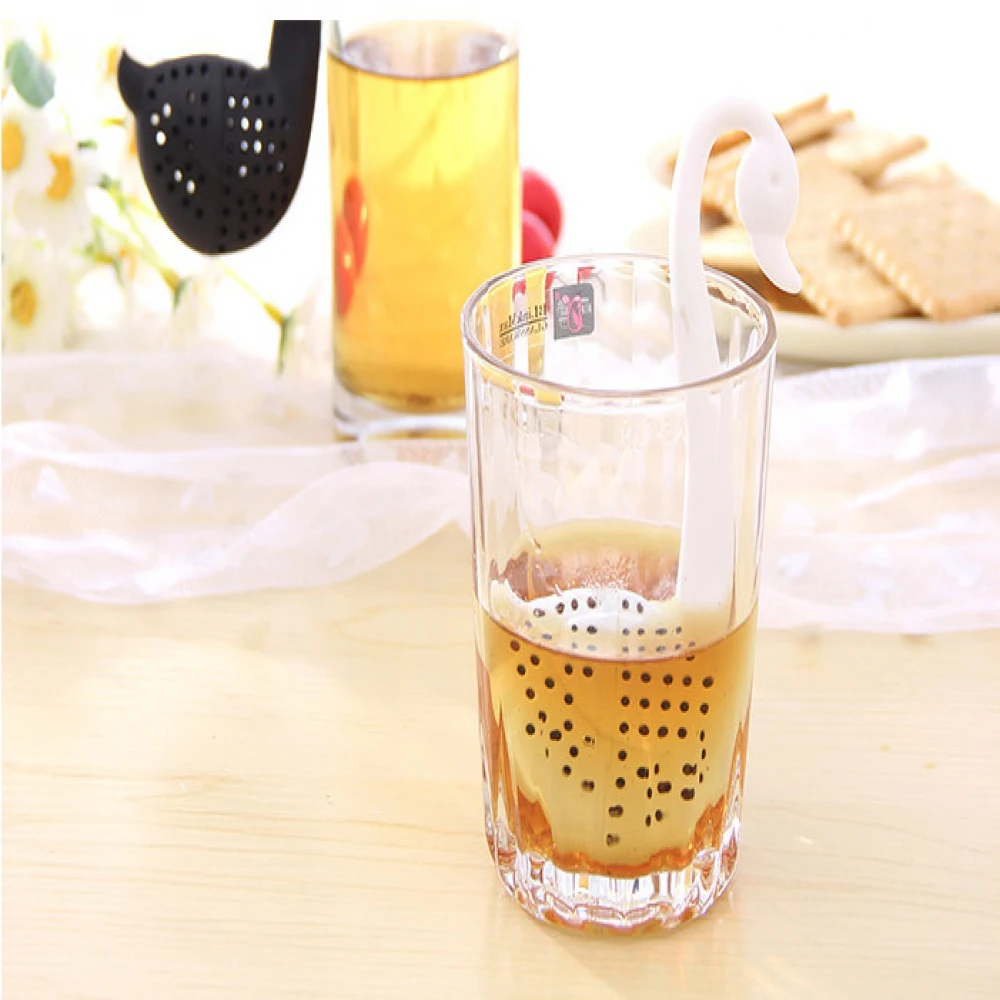 Creative Home Tea Filter Swan Animal Tea Infuser Tea Strainer Nontoxic Materia купить в OCHA.RU