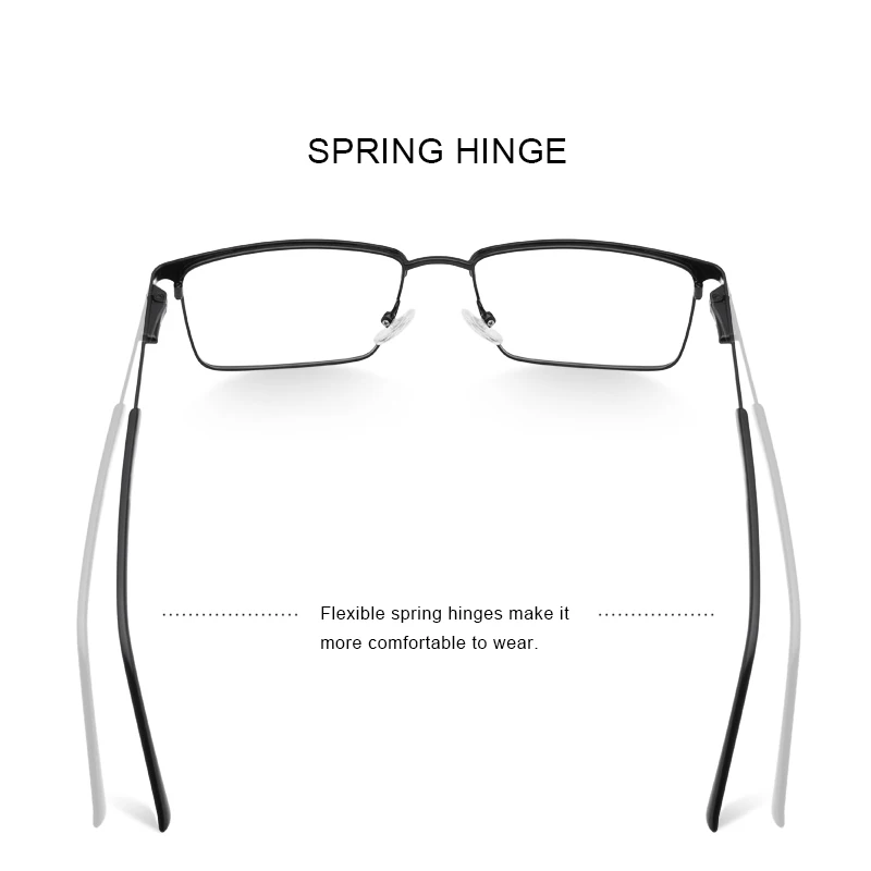 MERRYS дизайн Мужская мода сплав оптика очки оправы Мужские квадратные сверхлегкие