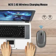 Беспроводная W20 2,4G мышь 1600 dpi USB приемник Бесшумная оптическая мышь для ноутбука ПК тонкий дизайн чувствовать себя хорошо точное движение