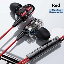 3.5mm Wired Headphones With Bass Earbuds Stereo Earphones Music Headphones Sport Earphones Gaming Headset With Mic for Xiaomi