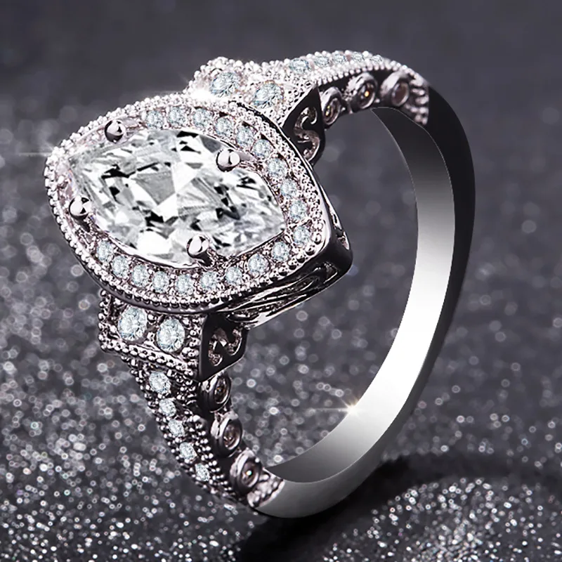 Овальное серебро 925 пробы кольцо с бриллиантами 2 карата Роскошные Anillos Bizuteria драгоценный камень Перидот алмазные украшения с топазом Мода S925 кольцо для женщин серебряные украшения gümüş серебро 925 кулоны