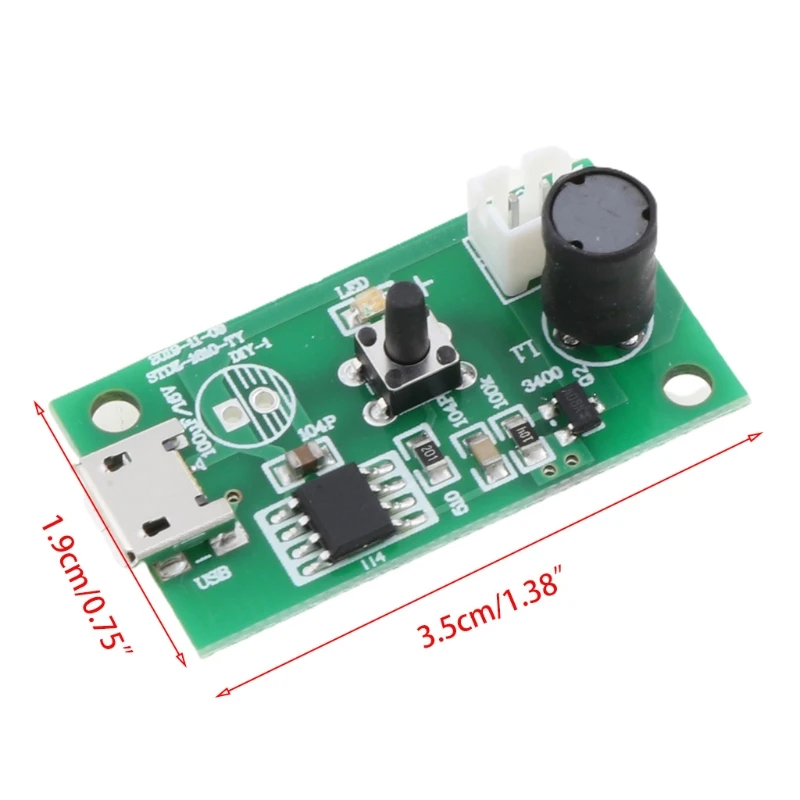 Mini Air Humidifier Mist Maker USB Atomizer Atomization Piece DIY Accessories and PCB Drive Circuit Board Module ultrasonic atomizer accessories