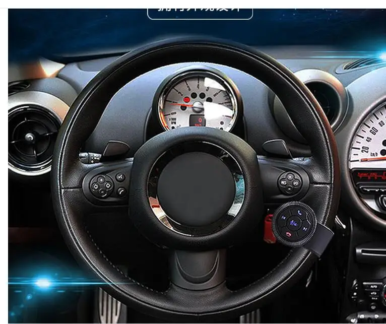 Универсальный Автомобильный руль управления Лер 4Key музыка беспроводной DVD gps Рулевое колесо Кнопка дистанционного управления