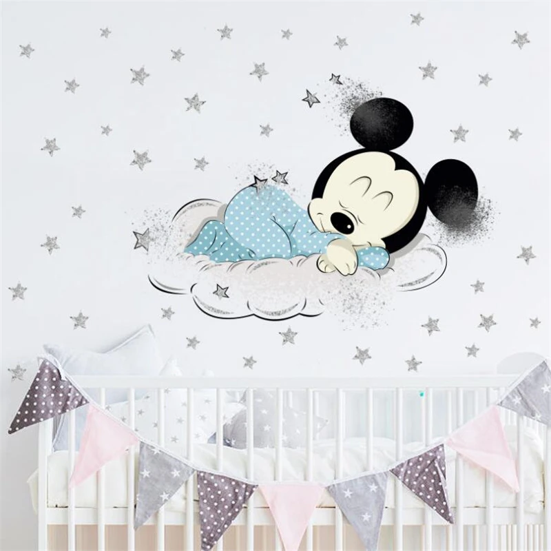 Mickey Minnie Stickers Wall Mickey Mouse Wall Stickers Disney Baby