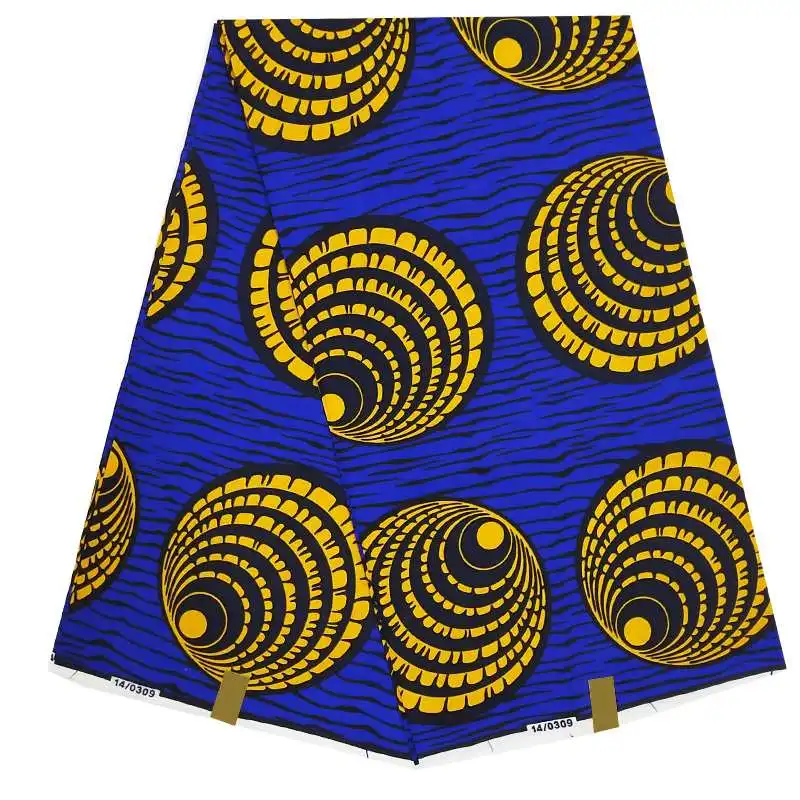 Сине-Золотой воск голландский Африканский костюм нидерландский настоящий голландский восковой настоящие, из Анкары Датская восковая для лоскутное шитье компанией DHL