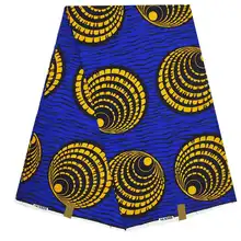 Сине-Золотой воск голландский Африканский костюм нидерландский настоящий голландский восковой настоящие, из Анкары Датская восковая для лоскутное шитье компанией DHL