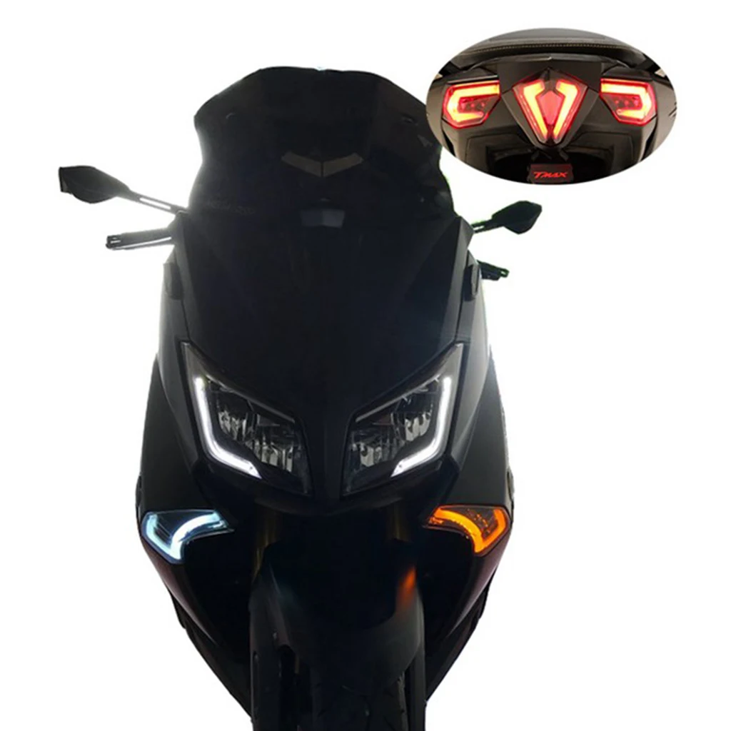Мотоцикл задний тормозной светильник светодиодный сигнал поворота для Yamaha TMAX530 12-16 14