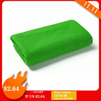

pcmos 10Pcs Car Towel Green Microfiber Washcloth Auto Car Care Cleaning Towels Soft Cloths Tool Windshield Sunshades 2019 New
