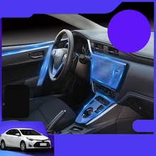 Lsrtw2017 TPU Car Interior Central Control Protective Film for Toyota Levin 185T CVT 2018 2019 2020