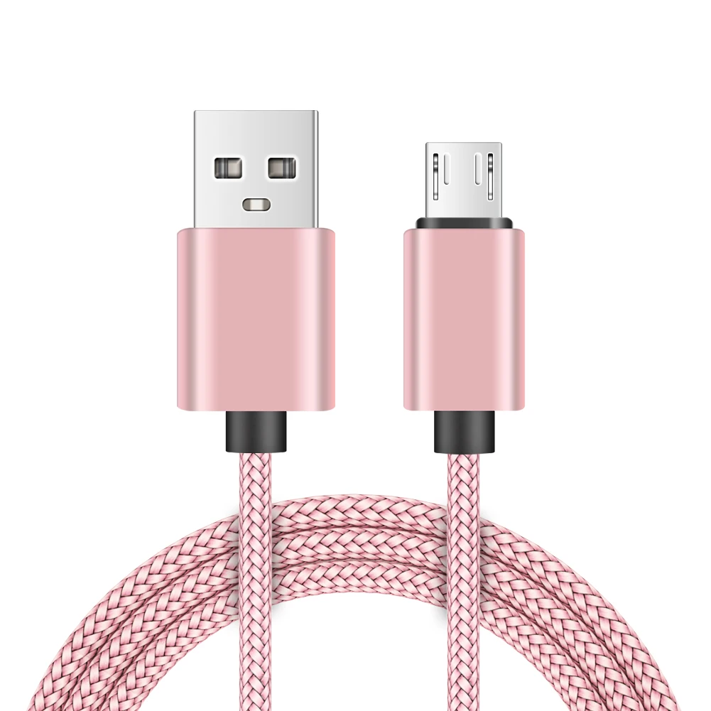 27 см 1 м 2 м 3 м 5 цветов нейлоновая оплетка Micro Usb кабель передачи данных для быстрой зарядки для samsung huawei Nokia Zte Google Nexus Xbox One PS4