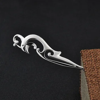 

Animal Phoenix Bird Hair Pins 925 Sterling Silver Hair Stick Hair Accessories for Women Wedding Luxury Jewelry Chinese Hairpin