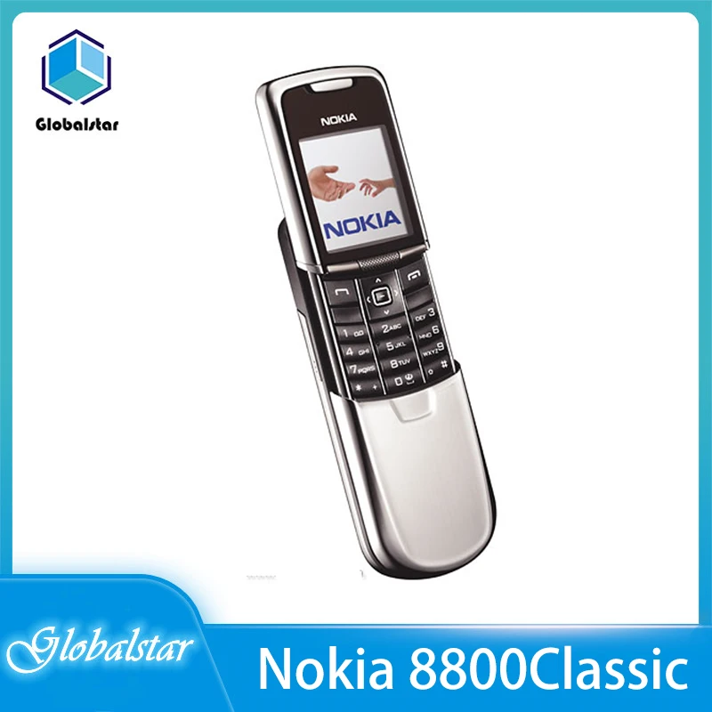 Nokia 8800 Classic Восстановленный Оригинальный 64MB телефоны английская/Русская