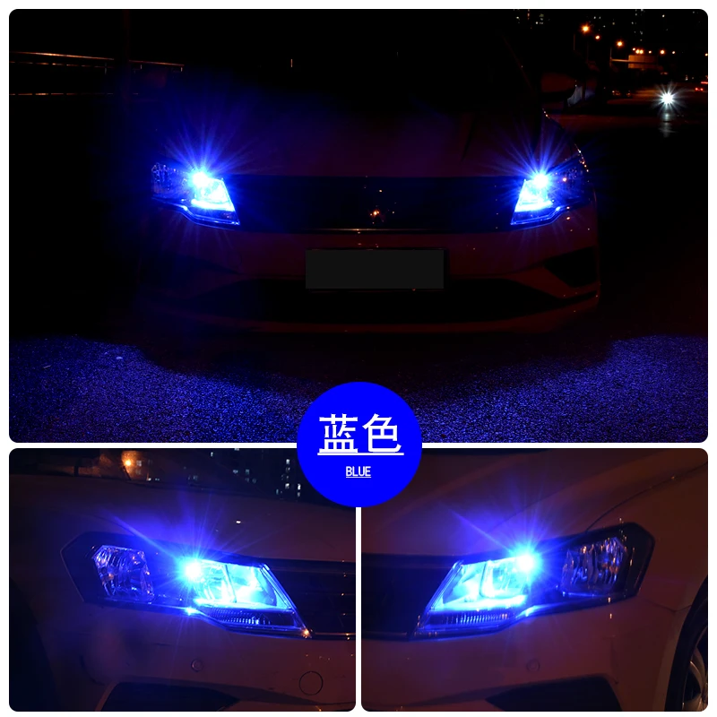 YOTON светильник W5W T10 Led Canbus 5 Вт 18 SMD светильник для салона автомобиля 194 168 Led авто 1500lm Белый Красный Янтарный Синий Розовый Ледяной Синий DC12V - Испускаемый цвет: Blue