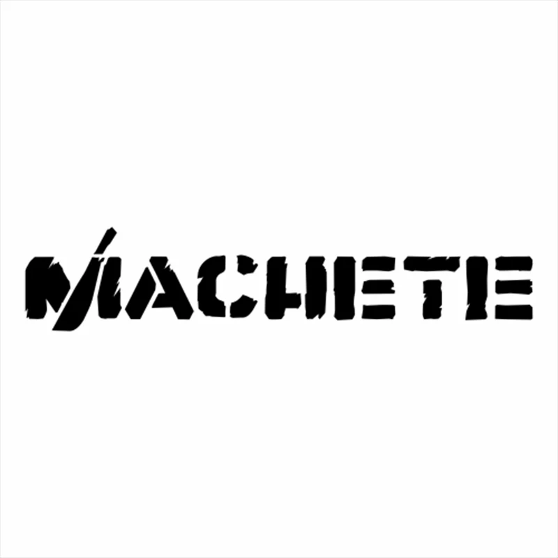 

Виниловые автомобильные наклейки Machete наклейка со словами, аксессуары, черный, белый цвет CL523