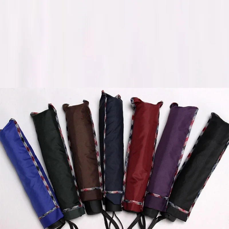 

Tri-fold ten-bone Sunny umbrella 106cm men's Increase folding multi-color double umbrella