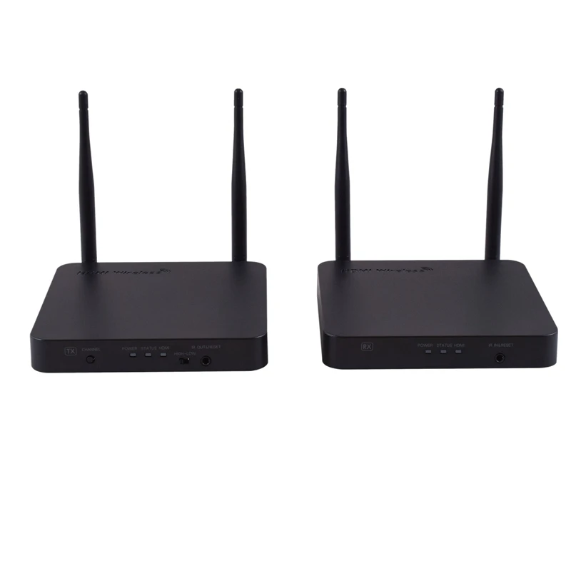 

AAAE Top-200M Long Range Signal Wireless Hdmi Extender Transmitter & Receiver With IR Remote Support 5Ghz 1080P Video & Digital