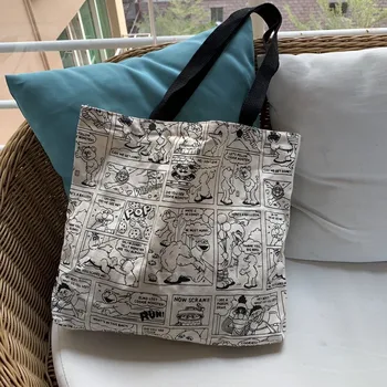 

Canvas bag women's one shoulder yoga exercise ins bag students' literature and art simple, large capacity, small and fresh