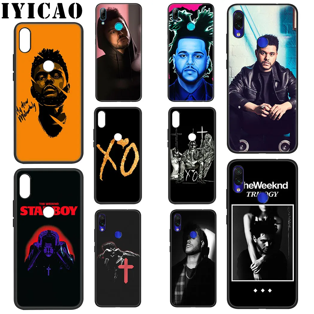 IYICAO The Weeknd Soft Silicone Case for Xiaomi Redmi Note 5 6 7 8 Pro 5A Prime 4X Cover |