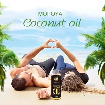 

Natural Pure Essential Oil anti-wrinkle coconut oil body oil 100ml Moisturizing Massage oil hair care кокосовое масло skin oil