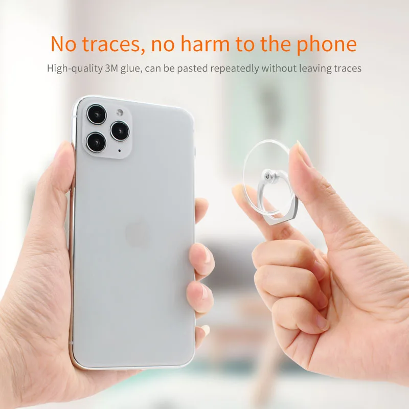 Universal Mobile Phone Ring Holder and Stand - Secure Grip Accessory