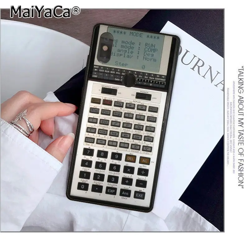 A4 MaiYaCa Ретро необычный Забавный калькулятор DIY роскошный высококачественный защитный чехол для Xiaomi 8 9 se Redmi 6 pro 6A 4X7 note 5 7 Чехол - Цвет: A4