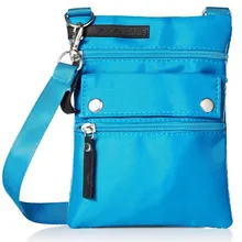 Нейлоновая Противоугонная сумка для путешествий, паспорта, шеи, RFID, блокировка телефона, кошелек, сумка для мужчин и женщин, мини сумка через плечо