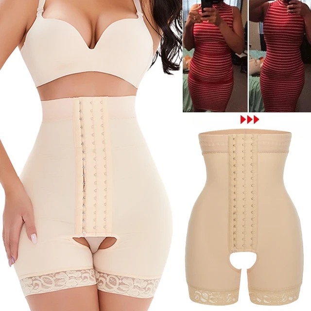 Alta cintura corpo Sculpt Shaper para mulheres, barriga controle calcinha,  Butt Lifter, barriga lisa calças, Virilha Aberta, quadris alargamento  underwear - AliExpress