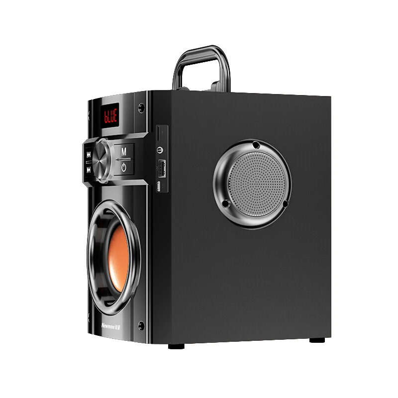 Newmine B22 Открытый Bluetooth 5,0 сабвуфер беспроводной светодиодный дисплей FM радио Поддержка TF карты Сад Пикник вечерние портативный динамик