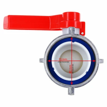 

1pcs IBC Ball Valve S75x6 (75mm) For ALU Union EPDM DN50 Tightening Torque Max 70 Nm High Quality New